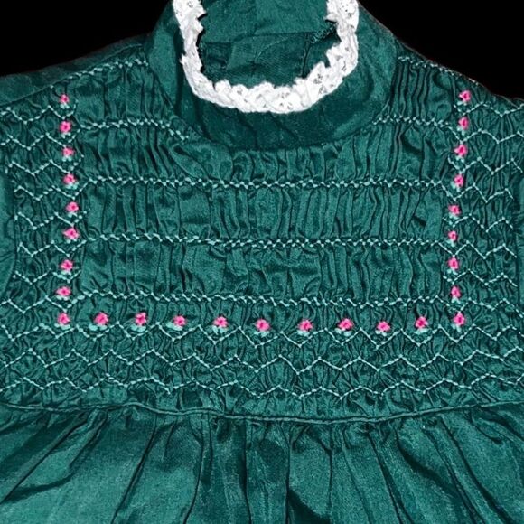 2 Vintage Polly Flanders Smock Dresses Size 3T - Picture 6 of 7